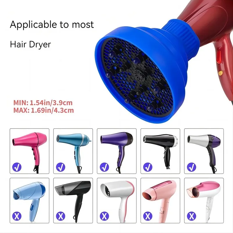 Hair Styling Tool Curl Drying Styling Hood Universal Interface Folding Hood for Barber