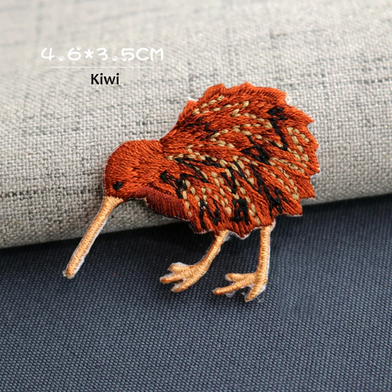 AHYONNIEX Otter Igel Kiwi Strange Animals Patches für DIY-Kleidung, zum Aufbügeln, mit Heißklebekleber auf der Rückseite – Detail 10