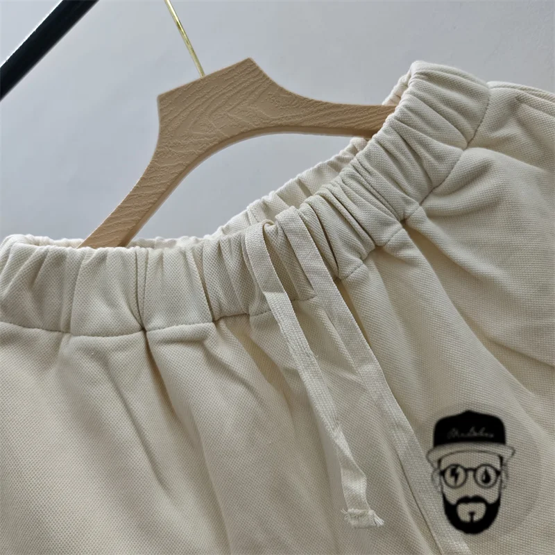 Free shipping Summer Street Fashion Loose Askyurself Shorts Men Women Casual Embroidered Letter Drawstring  Sports shorts