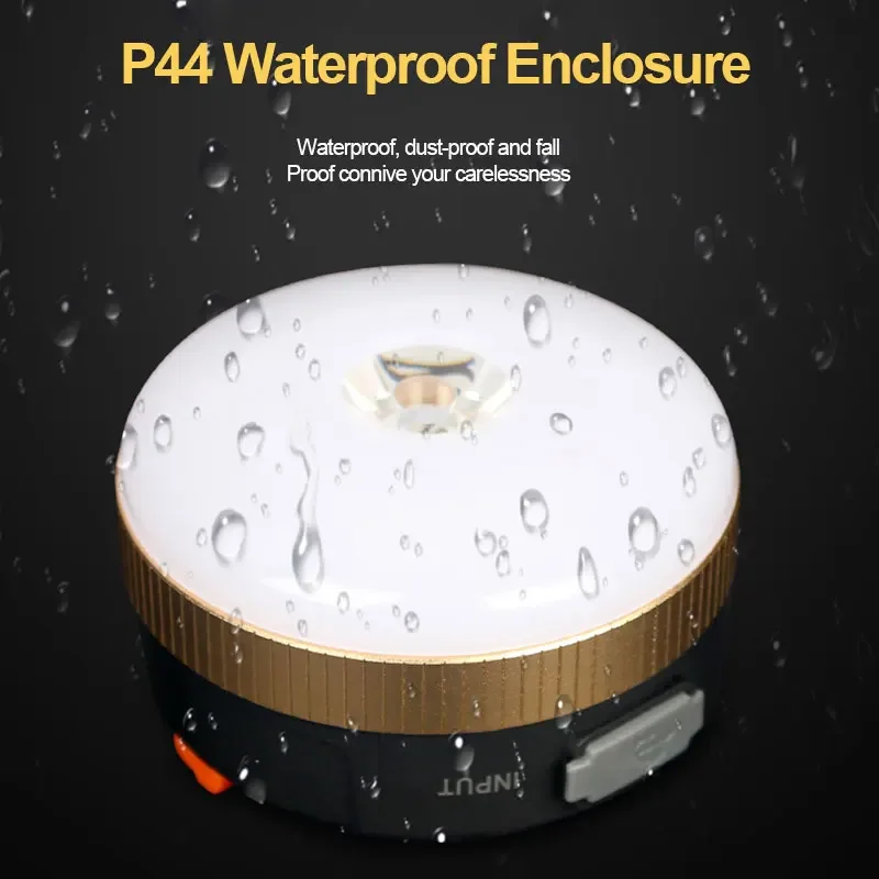 Outdoor LED Camping Lights 3 Modes MiNi Portable Tent Lamp USB Rechargeable Portable Lantern Waterproof Emergency Light camping light portable lanterns camping lamp camping lantern emergency lights