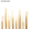 XIUSUZAKI Eyelashes Extensions Tweezers Makeup Tools High-precision Easy Fan Eyelashes Grafting for Volume Fans Makeup Tools 5
