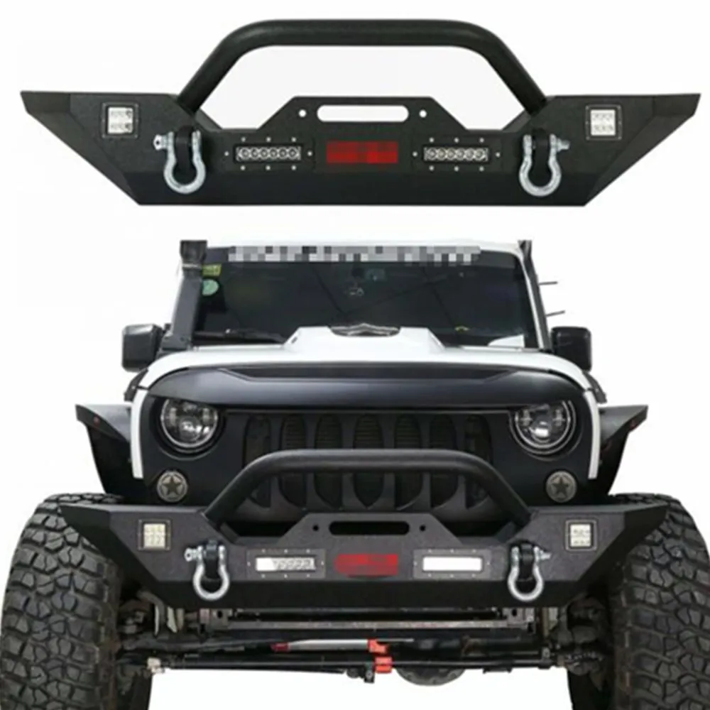 

1 комплект, стальной передний бампер для Jeep for Wrangler JK 2007-2017 J40-3