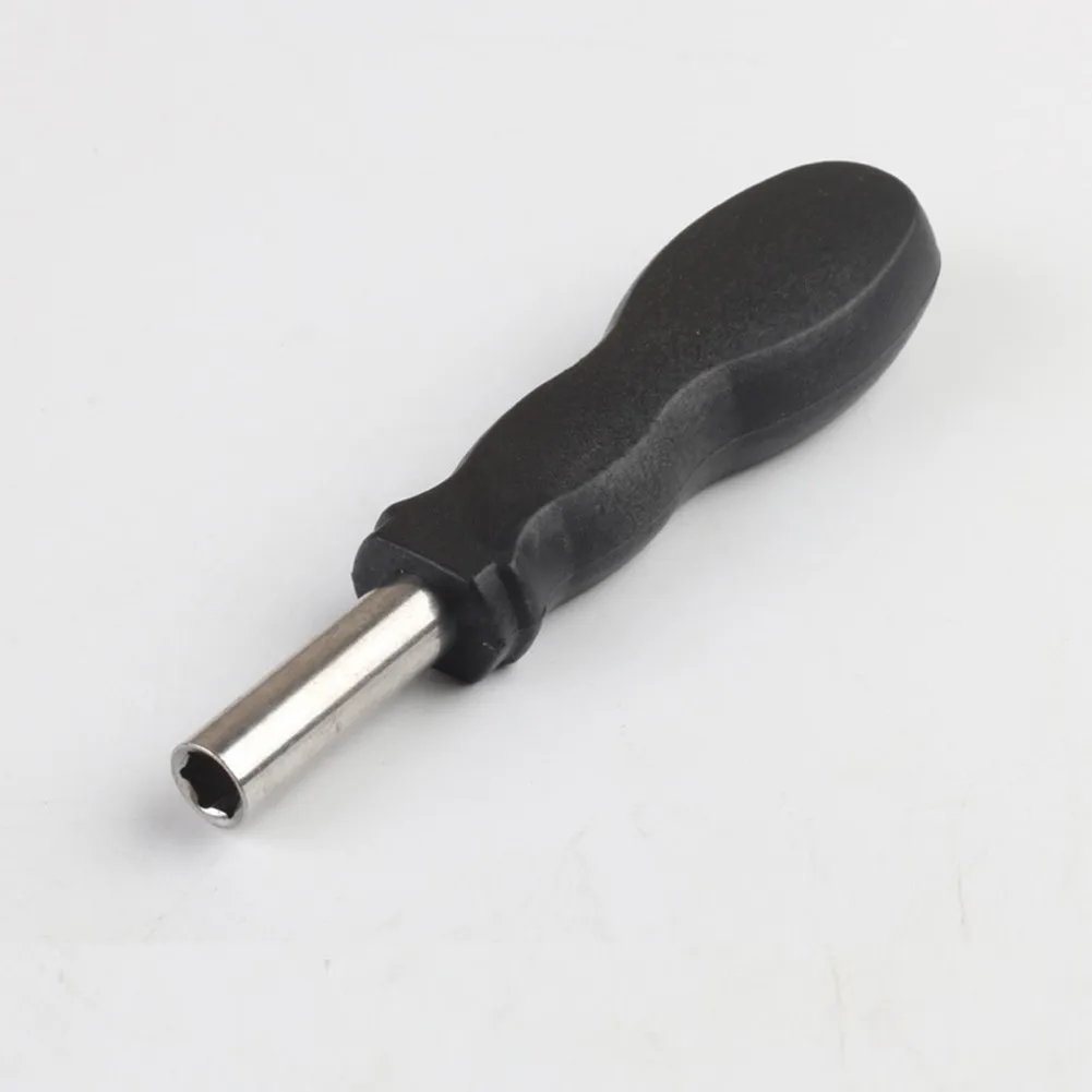 

1pc Durable Soft Grip Rubber Hexagonal Screwdriver Bits Extension Handle Tool 126mm Alloy Steel Tool Accessories