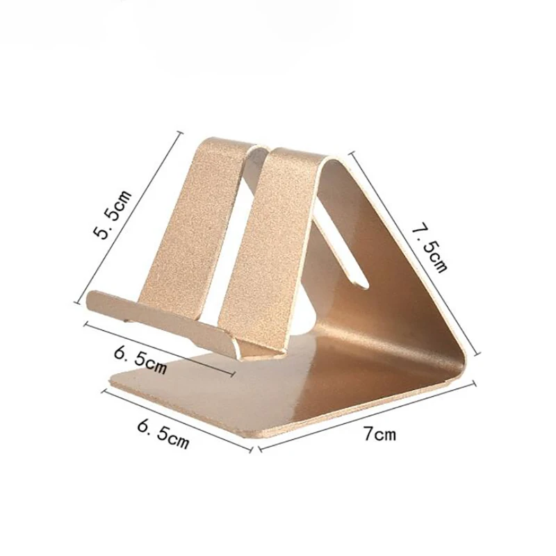 Gold Rose Gold Phone Holder Universal Desktop Phone Stand Desk Organizer Tablet Holder Mount Stand for Samsung iPhone iPad images - 6