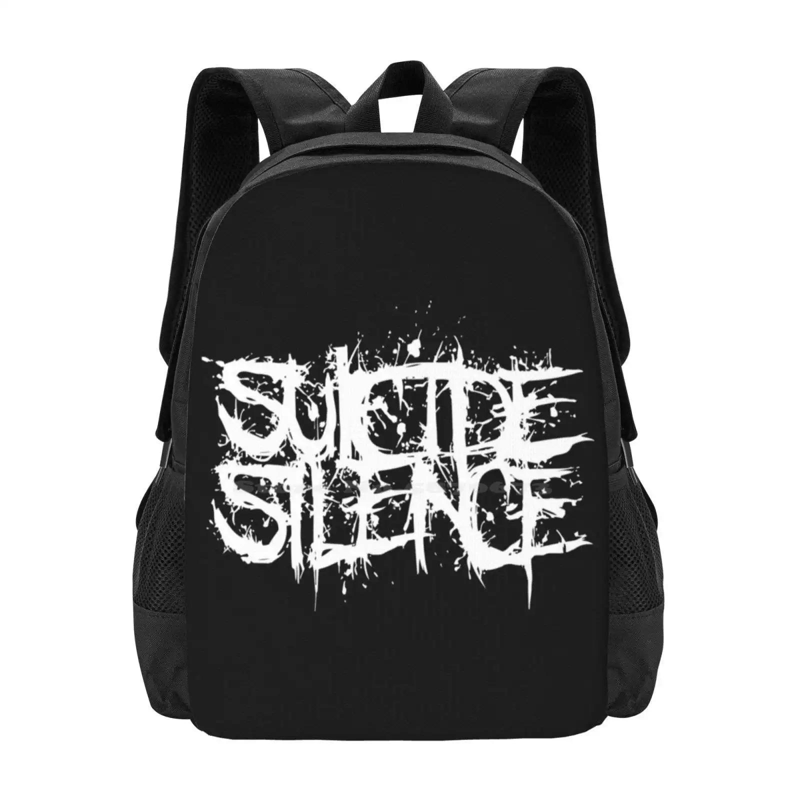 

Suicide Silence Pattern Design Bagpack School Bags Metal Band Grindcore Deathcore Metalcore Emmure Carnifex All Shall Perish