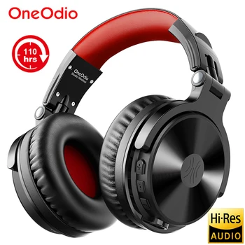 OneOdio 110H Wireless Bluetooth 5.2 + Wired Gaming Headphones, 2-in-1 with Mic 1