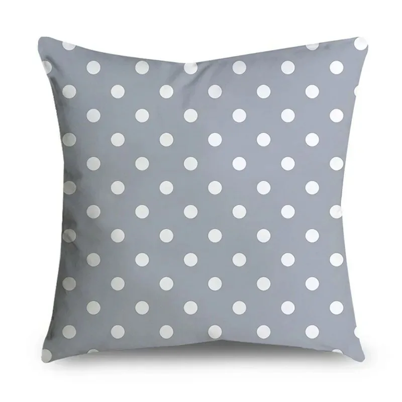 Simple Grey Pattern Decorative Pillowcase Bedding Home Decor Cushion Pillowcase 3
