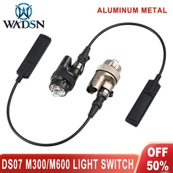 Wadsn Tactical Metal DS07 Weapon LED Light Pressure Switch SF Plug for M300 M600 PLHv2 Flashlight Hunitng Scout Light Switch