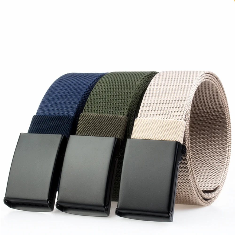 Männer Weibliche Gürtel Militär Nylon Verstellbaren Gürtel Männer Outdoor Reise Taktische Taille Gürtel mit Kunststoff Schnalle für Hosen