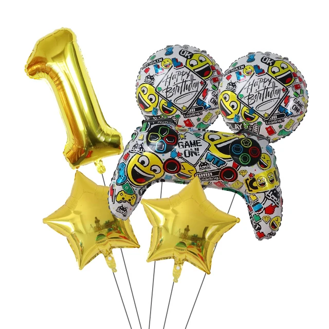 Video Game Controller Balão de alumínio para crianças, festa de  aniversário, decoração do campo, celebridade da Internet, brinquedo do  miúdo, 68cm x 49cm - AliExpress