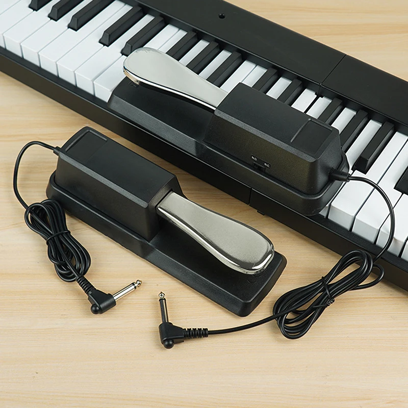 （Summer6）Universal Portable Electronic Keyboard Sustain Pedal For Digital Piano Instrument Accessory