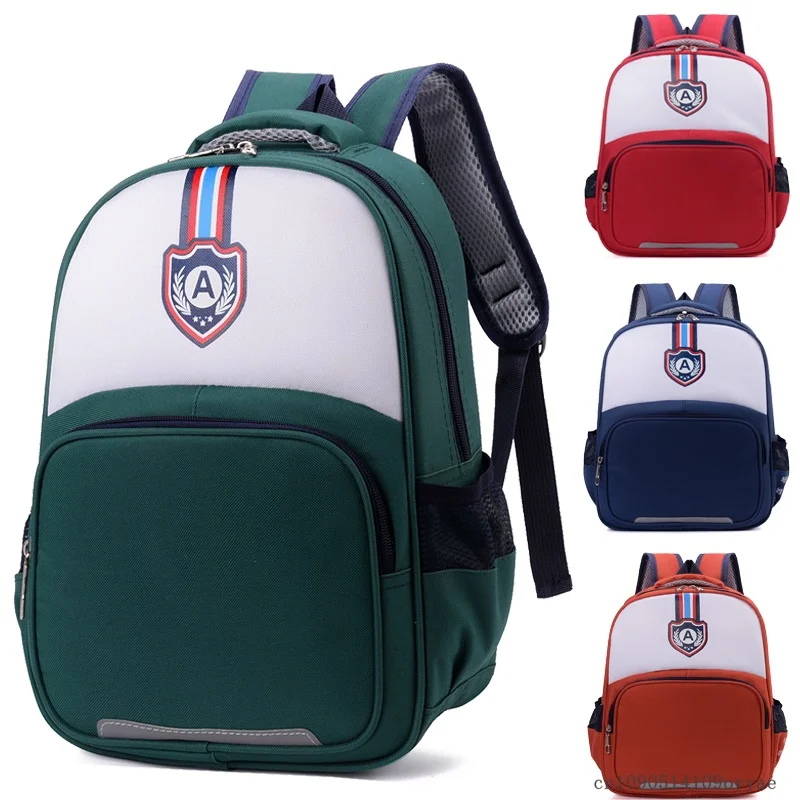 Kids School Backpack for Grade 1 6 Boys Girls Lightweight Oxford Fabric Waterproof Durable Bookbag with Ergonomic Design 1