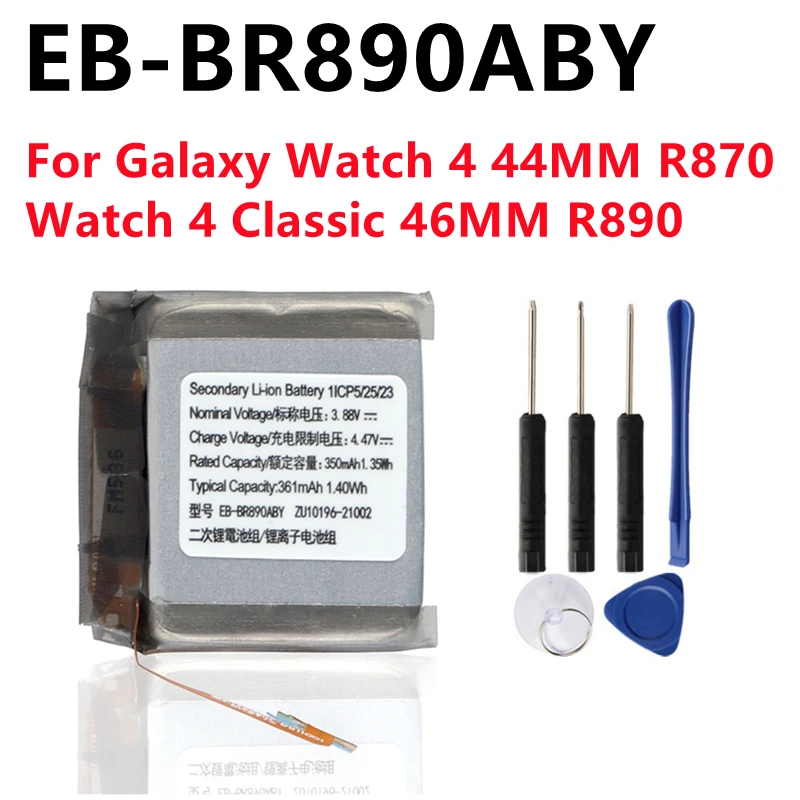 New Battery for SAMSUNG Galaxy Watch 4 Classic SM-R870 R875 SM-R890 44mm  46mm