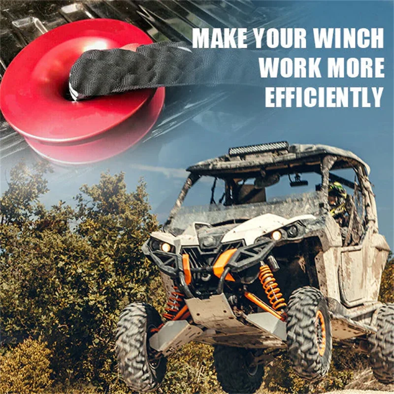 Recovery Ring Winch Rope Winch Snatch Recovery Ring 17 Ton Knot Rope Soft  Shackle Winch Rope Trailer Rope Trailer Hook Off-road - Tool Parts -  AliExpress