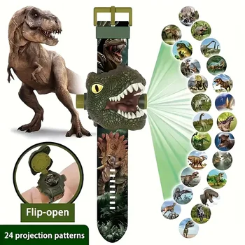 3D Dinosaur Projection Electronic Watch for Kids 1