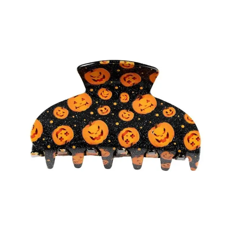 39BD Halloween Geister-/Kürbis-Haarklammer, niedliche Haarklammer für Frauen und Mädchen zum Fotografieren – Detail 10
