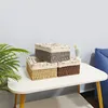 Rattan weaving Storage Basket Eco-friendly Wear Resistant Fabric Anti-deform Organizer Basket Home Miscellaneous basket storage 4