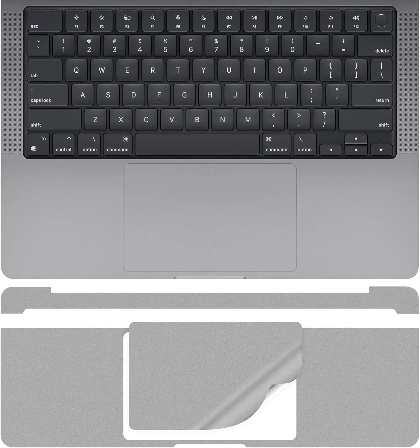 Palm Rest Protector Vinyl Skin Stickers M4 M3 M2 Pro/Max For MacBook Pro 14 inch A3401 A3112 A3185 Scratch-Resistant Cover macbook palm rest protector