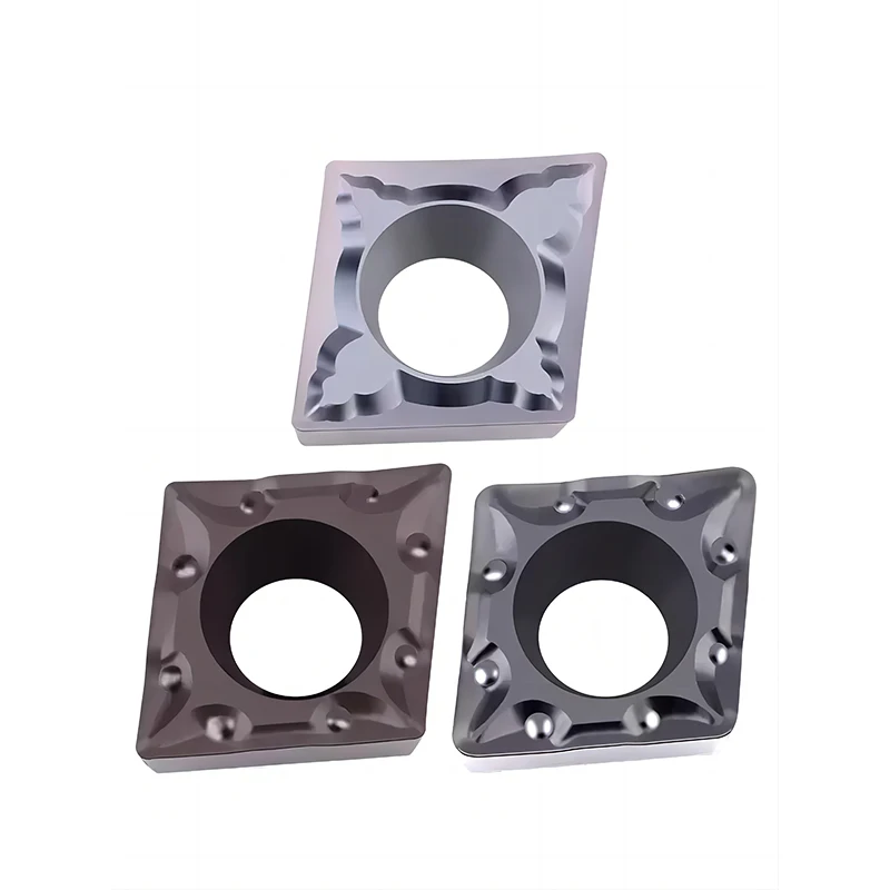 Coffret Outils Lot 10 Inserts Carbure Tungstène CCMT060204 - Pour Acier Inox 45 A3 201 304 Plaquettes Carbure Remplacement