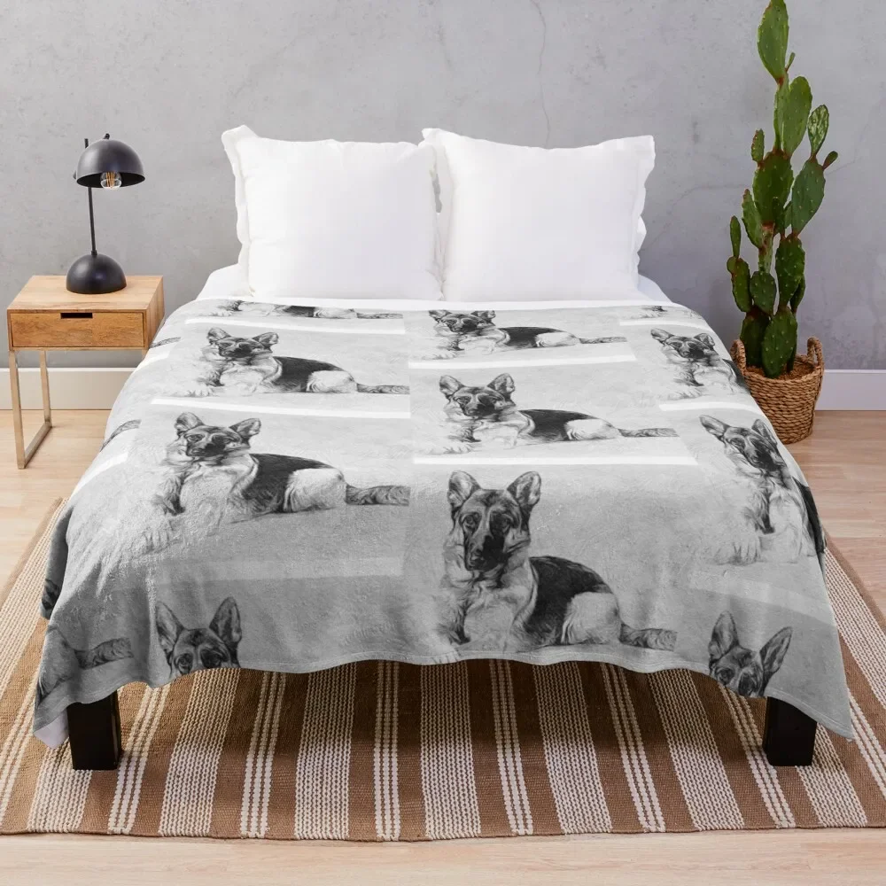 

Одеяло для пляжа LOVE GERMAN SHEPARD