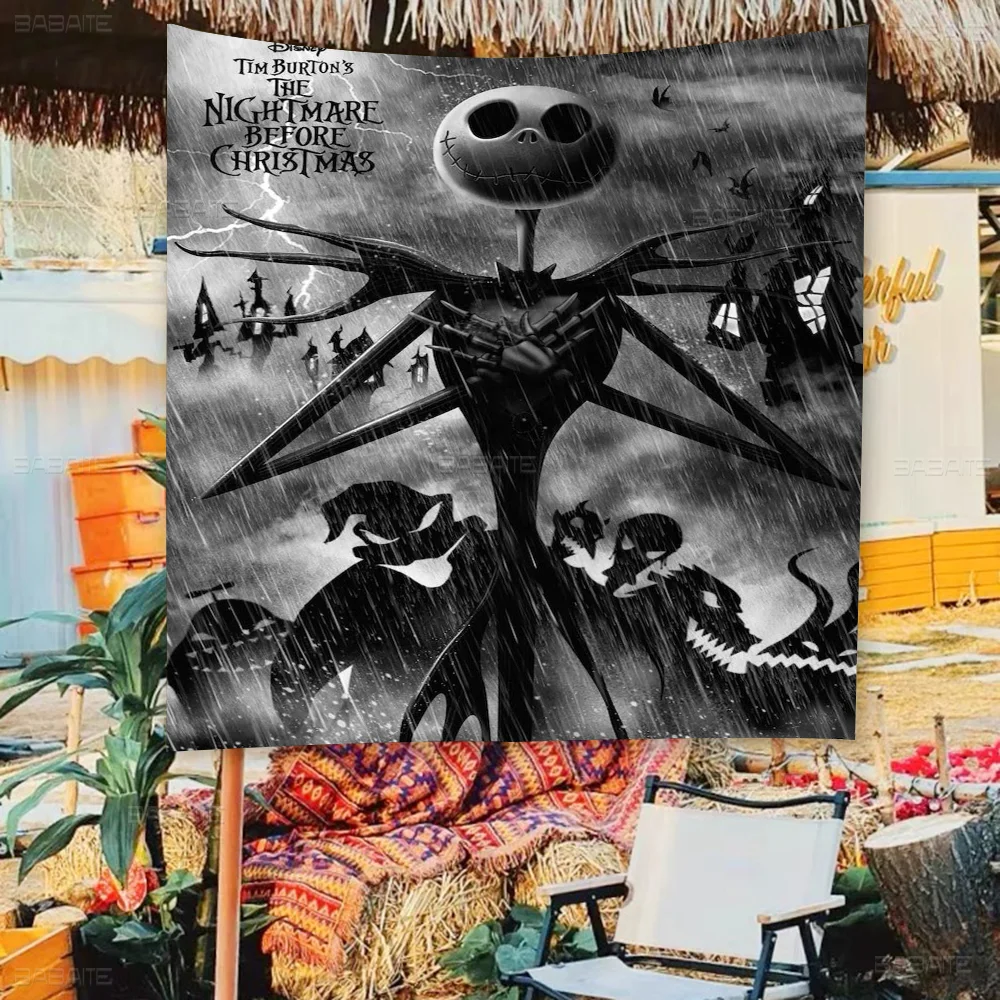 클래식 애니메이션 영화 악몽 크리스마스 전 잭 배너, 아트 프린팅, 일본 벽 깃발, 벽걸이 홈 장식 - AliExpress, image size:1000x1000