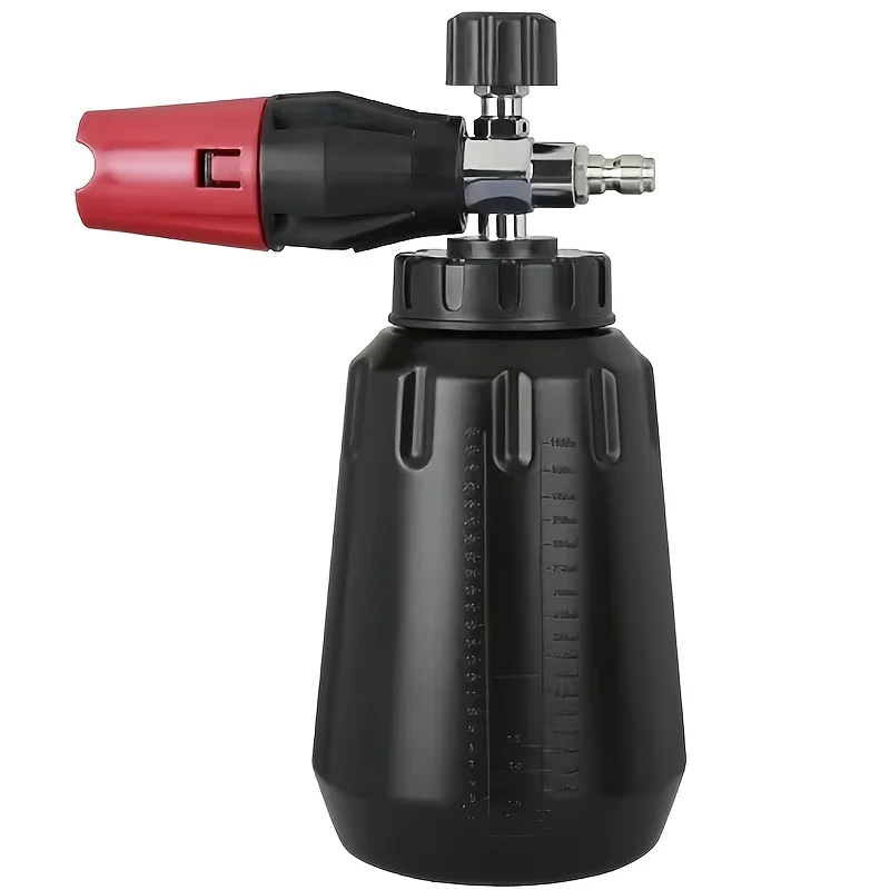 1/4인치 퀵 커넥트 알루미늄 폼 랜스, 33.83온스 스노우 폼 병(조절 가능한 노..