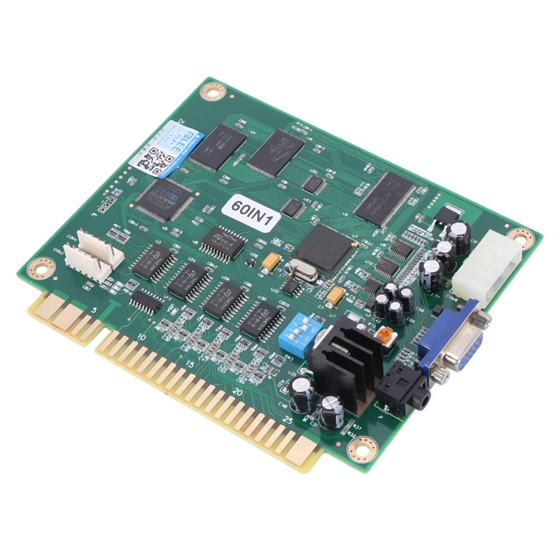 60 In 1 Classical Game Pcb Board For Jamma Arcade Game Machine Vertical Video Cga Vga Output Table Top Coin Operated Arcade Acce