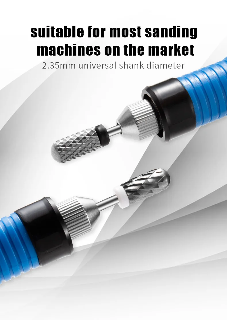 Description Picture 5 of itemManicure Tungsten Steel Nail Drill Bits Milling Cutters For Manicure Nail Accessories And Tools F/M/C/XC/2XC/3XC/4XC Tooth