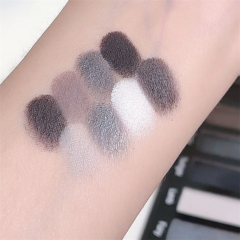 Smoky Eyeshadow Palette 8 Colors,Matte Shimmer Metallic Long Lasting Waterproof Makeup Kit for Women Party Halloween Cosplay - 3