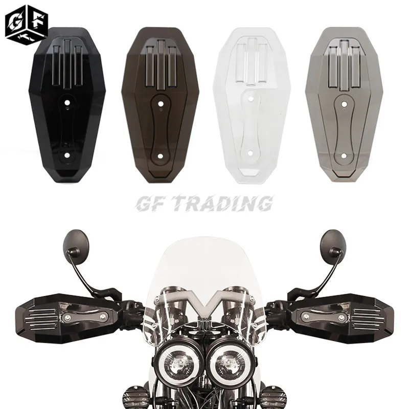 

Motorcycle Hand Guards Handguard Shield Windproof Retro Motorbike Handle Protectors Universal for Honda Yamaha Kawasaki Suzuki