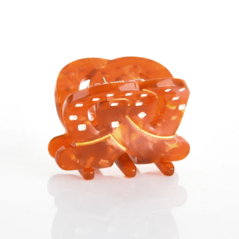 Retro Biscuit Hair Claw For Women Cute Creative Hair Clip Accessory_voghion.com