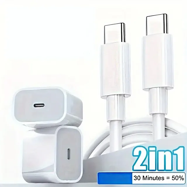 Charger Fast Charge 2-Pack for iPhone 14/13/12/12 Pro Max/11/Xs Max/XR/X, AirPods Pro - Image 3