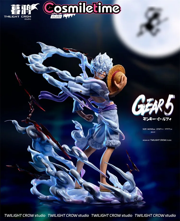 

TWILIGHT CROW Studio Gear 5 Luffy Nika Resin Anime Action Figure Model Statue 1/6 GK Figurine Doll Toys For Kids Gifts