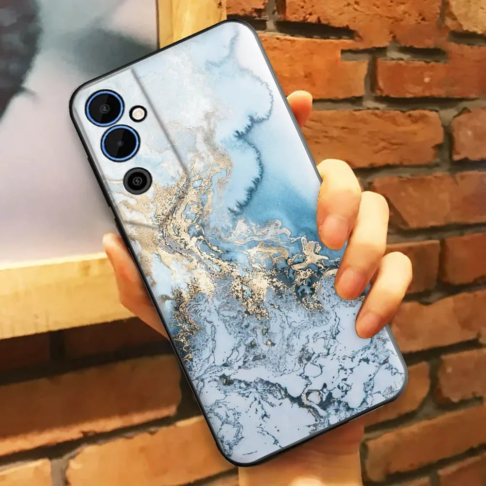Marble TPU Soft Silicone Phone Case for Tecno Pova Neo Series