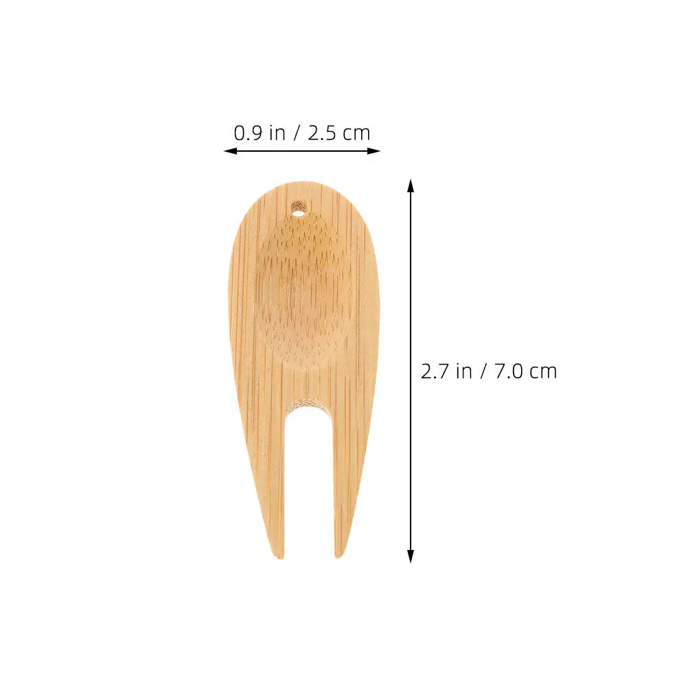 12Pcs 나무 골프 디봇 마커 휴대용 다기능 골프 수리 도구 볼 마커 잔디 디봇 수리 도구