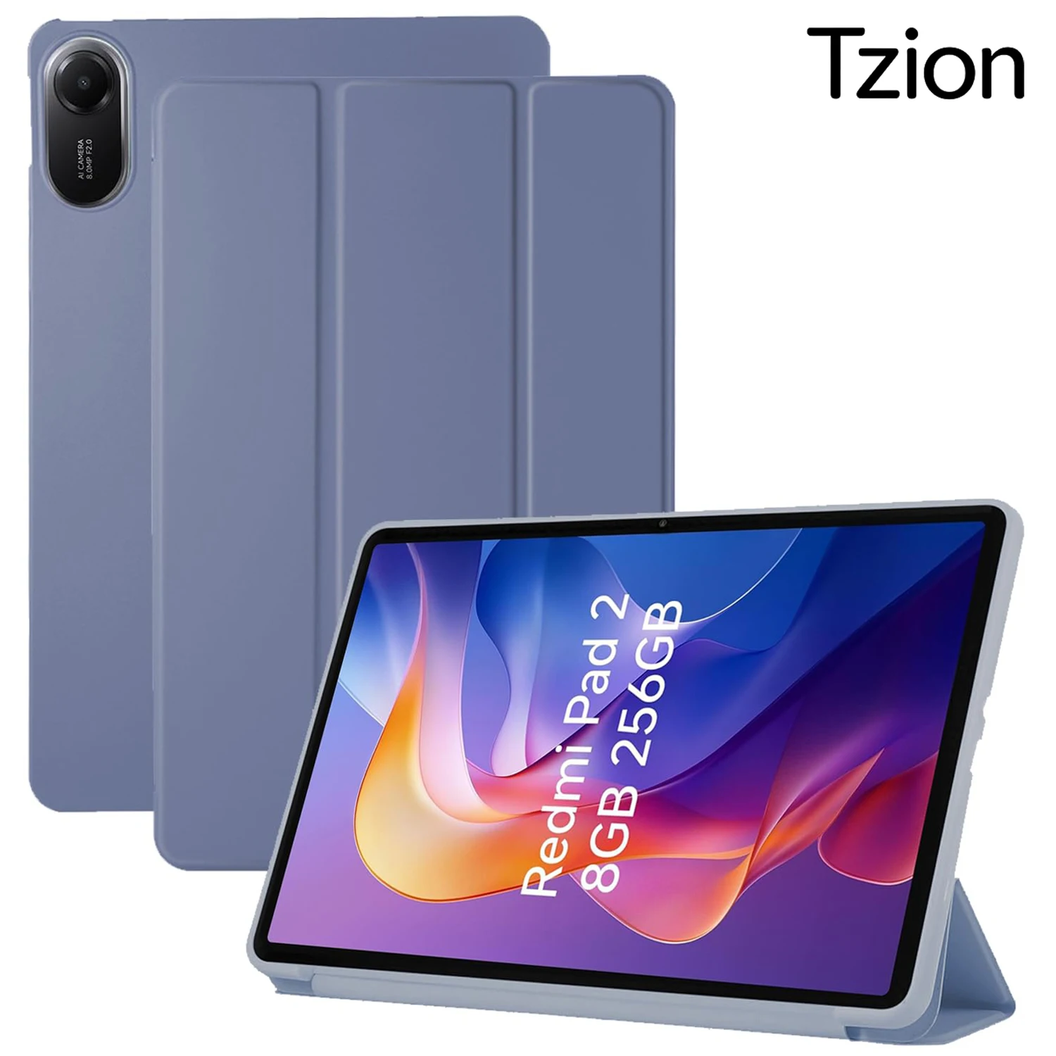 Lightweight Protective Silicone Tablet Case with Stand and Auto Sleep/Wake Function