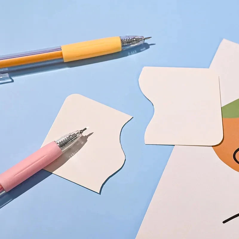 1/2/3pcs 프레스 펜 유틸리티 나이프 세트 스티커 스크랩북 절단 도구 학교 DIY 미술 용품 ??컴팩트하고 실용적인 절단 칼