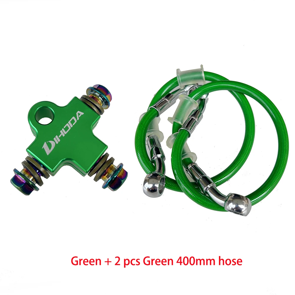 Motorcycle Brake Adapter with Dual 400MM Hydraulic Hoses