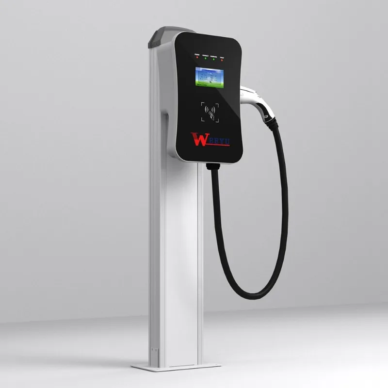 

EV Charger Factory Manufacturer Ocpp Mennekes Type 2 32a 3 Phase 7kw 22kw Wallbox Fast Electric Charging Station EV Car Charger