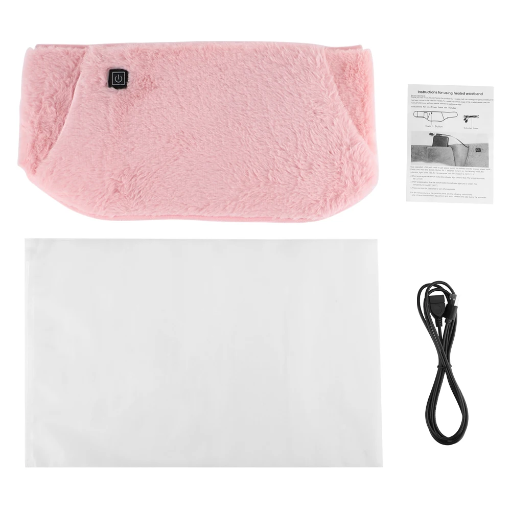 Abdominal Heating Pad For Period Pain Relief With Massage Function_voghion.com