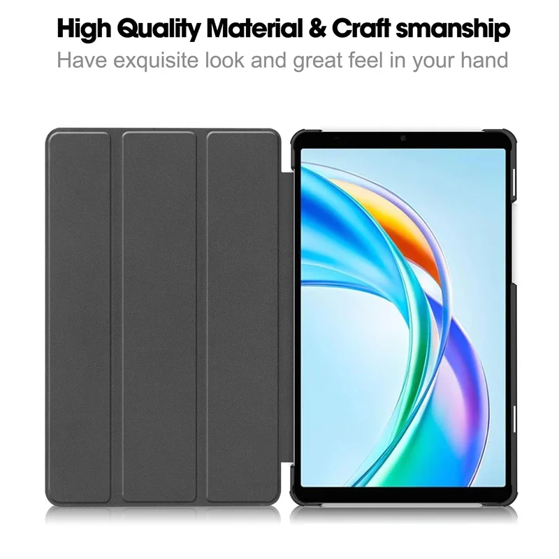 Magnetic Stand Leather Painted Tablet Cover for 8.7-inch Devices - Kids Edition