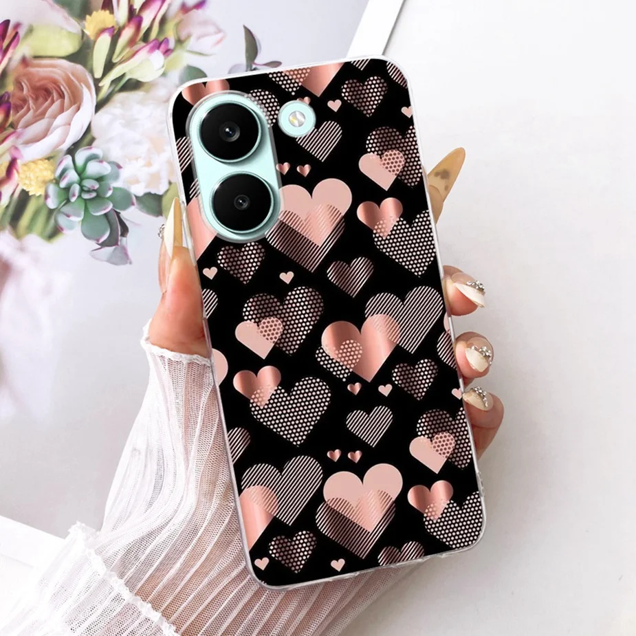 Colorful Flowers Painted Soft Slim Phone Case Cover