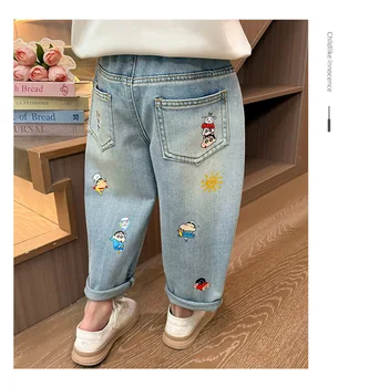 Girls Loose Straight Jeans 1