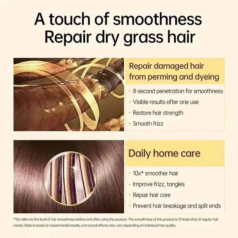 Magic Hair Vitamin Capsule Keratin Oil Fast Restore Hair Soft Smooth Shiny Deep Moisturizer Frizzy Dry Scalp Care Products