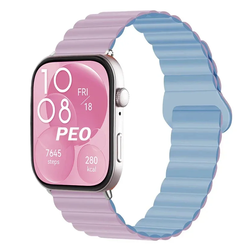 Magnetic Silicone Sport Band - Waterproof Watch Strap Bracelet Accessories