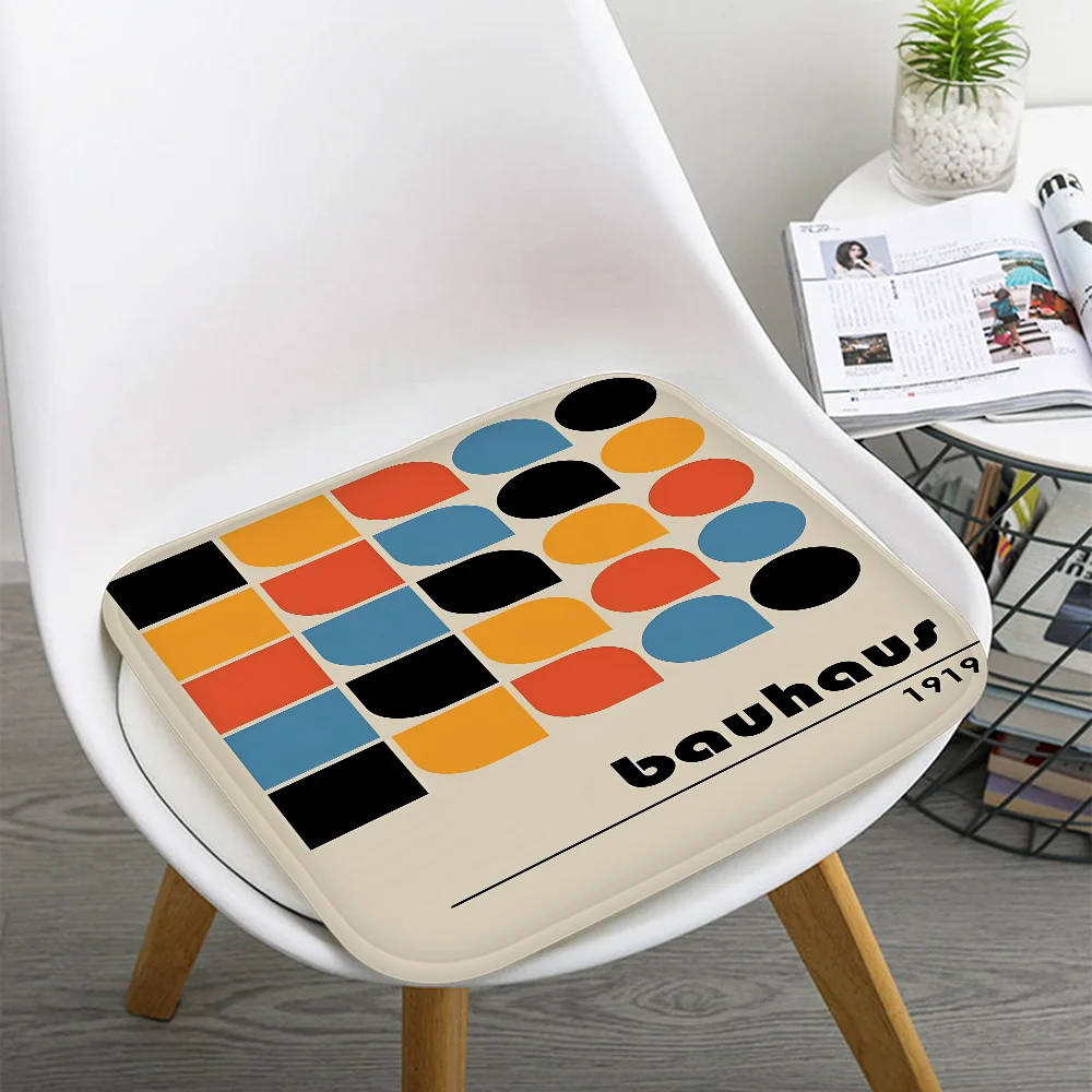 Bauhaus Modern Abstract Geometric Tie Rope Chair Mat Soft Pad Seat Cushion For Dining Patio Home Office Indoor Outdoor Garden 6