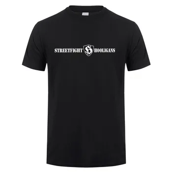 Nuovo Football Hooligans T Shirt Maglietta Estate Moda Uomo Cotone Manica corta T-shirt Fidanzato Regalo Tees Top LH-059