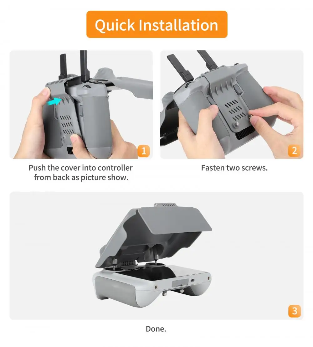 in Remote Control Sun Hood Sunshade Screen Protector Shell
