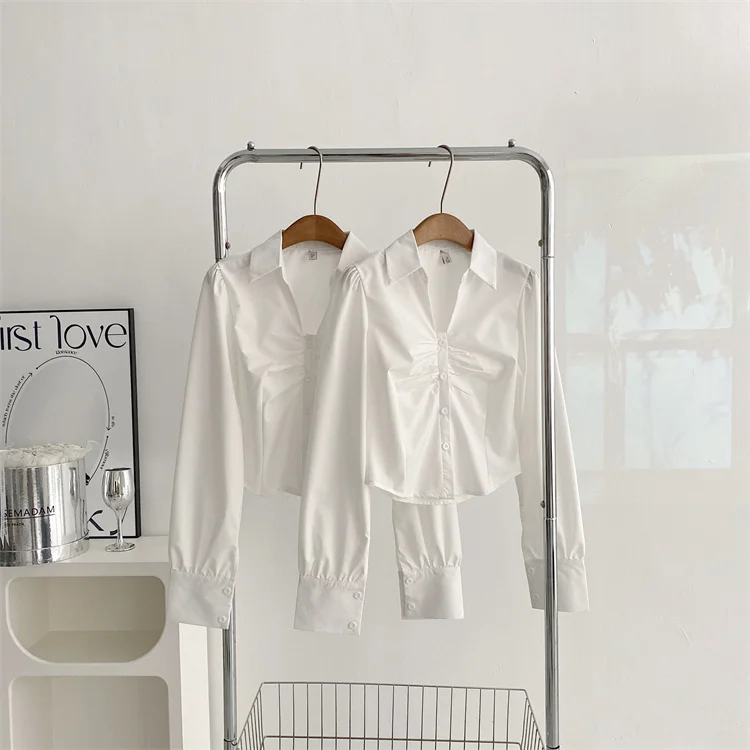 Y2K 3 Piece Set Women Cropped Coat + Long Sleeve Shirt + High Waist Halter Ruffles Mini Dress Korean Chic Fashion Sexy Outfits
