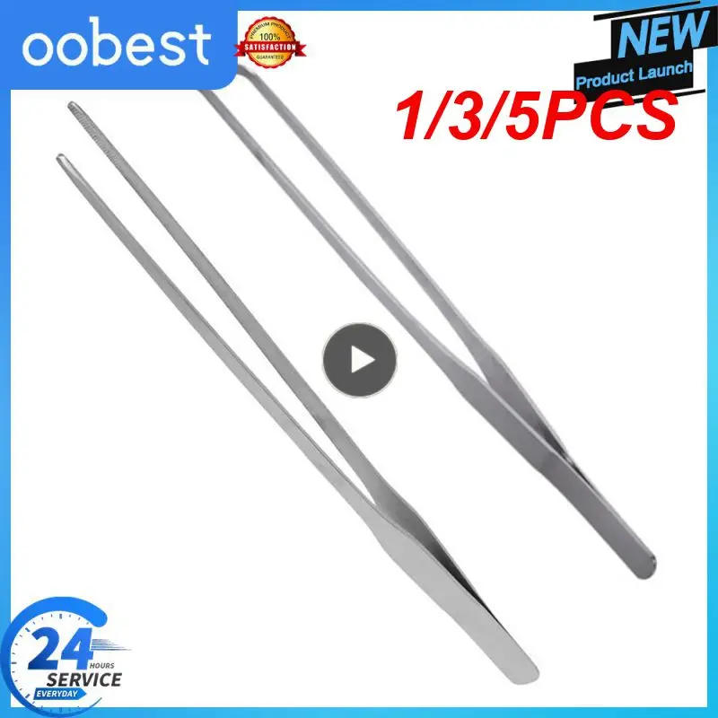 

1/3/5PCS Aquarium Accessories Straight Curved Aquarium Tweezers Fish Tank Plant Shrimp Reef Long Tweezer For Plant Aquascape